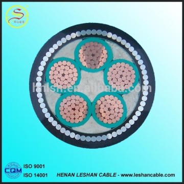 Copper conductor XLPE insulated PVC sheath armored cable