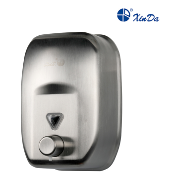 Single hole stainless steel soap dispenser
