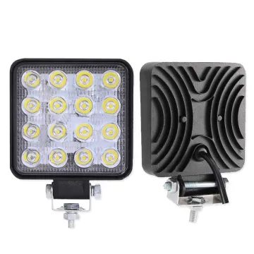 27W Square LED Work Light for 12V/24V Offroad Vehicles