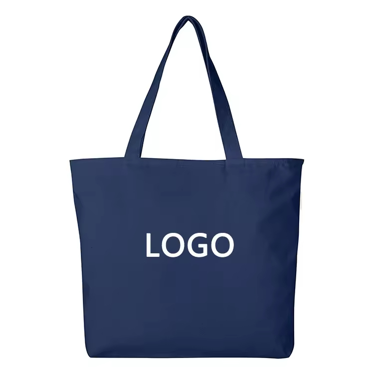 Customized Logo Printed Cotton Canvas Shopping Tote Bag