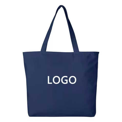 Customized Logo Printed Cotton Canvas Shopping Tote Bag