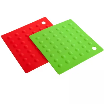 FDA Approved Silicone Square Pot Holders Kitchen Tools