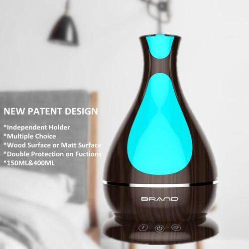 400ml Alibaba Wood Grain Electric Aroma Diffuser Ultrasonic