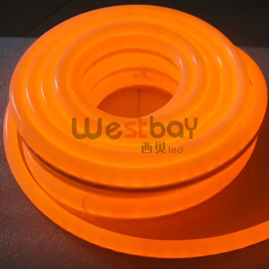 Orange PVC Jacket LED Neon