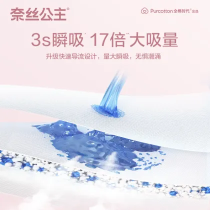 Hypoallergenic Sanitary Pads with Wings