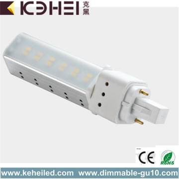 6W G24 LED Tube Light Ra80 High Efficiency