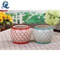 Stripe Design Transportation Garden Planting Flowerpot