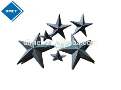 decorative iron casting star