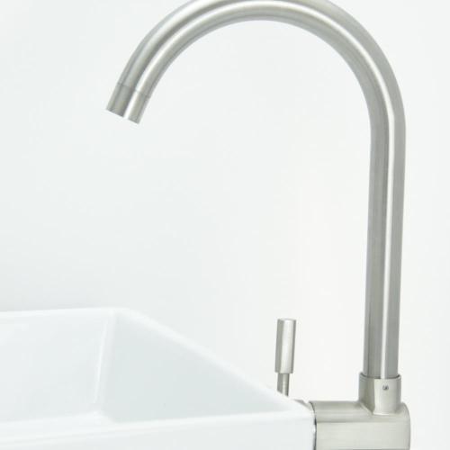 Matte Black Single Hole Deck Mounted Basin Faucet