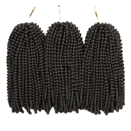 Factory spring twist 12 Inch Crochet Braid Hair Extension Hair Accessories Afro spring twist Dreadlocks synthetic braiding hair