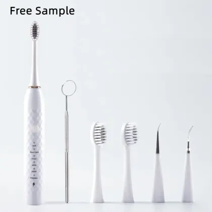 Ultimate Portable Teeth Whitening and Cleaning Kit: Ultrasonic Waterpik with Toothbrush for Dental Calculus Removal