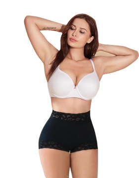 Fajas Colombianas High Waist Lace Briefs - Butt Lifter Shapewear for Women