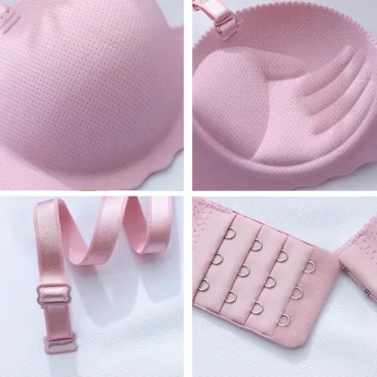 Seamless Push-Up Bra for Women - Wireless Intimates AB Cup