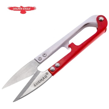 Fuchao U-shaped Yarn Cutting Scissors with Colorful Handles - TC-805