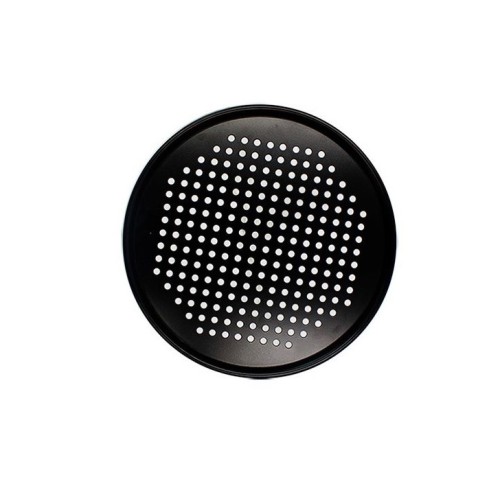 12" Carbon Steel Perforated Steam Pan-Black