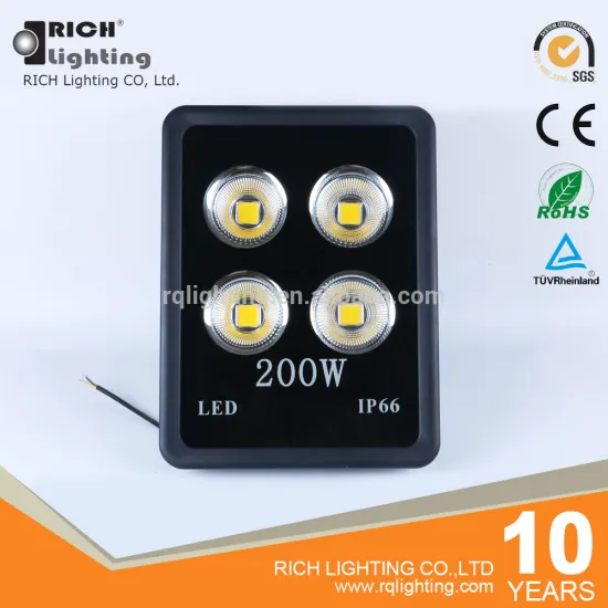 High quality factory price outdoor waterproof led flood light 200w ip66 flood light
