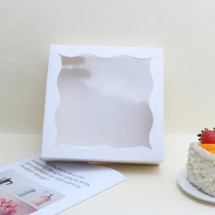 Clear Plastic Round Cake Boxes 12 inch - Packaging for Pastries, Cookies, and Small Cakes