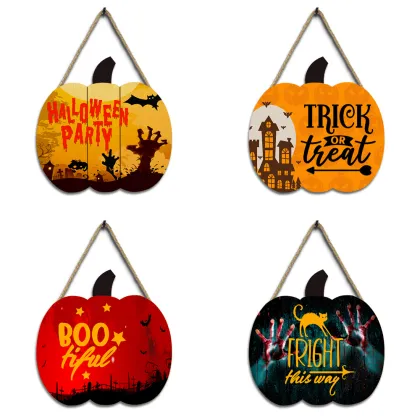 Custom Halloween Wooden Wall Signs & Wood Crafts
