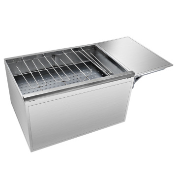 Wood/Coal/Charcoal Stainless Steel Duck BBQ Grill Chicken Roasting Machine