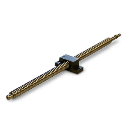 China factory good quality custom stainless steel lead screw and nut, full thread lead screw