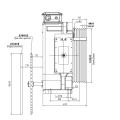 Non-standard 480/520mm Single Wrap Gearless Motor