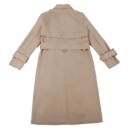 Hot sale factory direct Women's trench coat Double breasted long trench coat Long trench coat