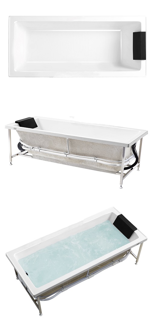 Embedded Drop-in Soaking Acrylic Bathtub