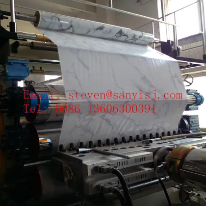 PVC Marble Sheet Making Extruder Machine for WPC Artificial Marble Board Production