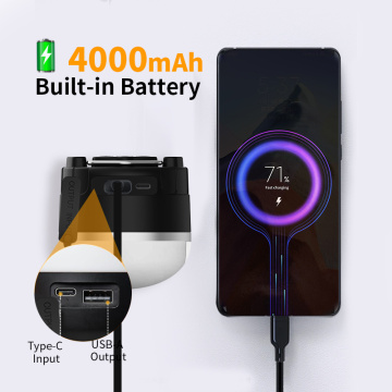 Lumière rechargeable de la lanterne de camping