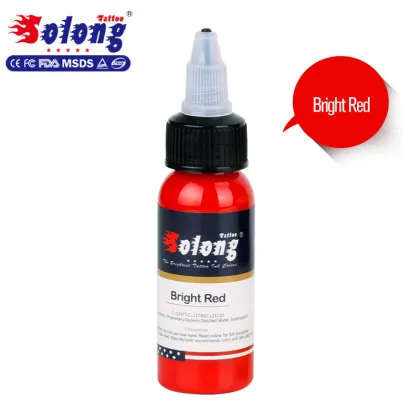 Solong Tattoo Pigment 7 colors Tattoo Ink Set 30ml bottle Tattoo Ink