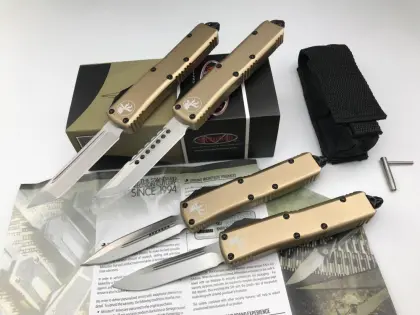 Push Schrade OTF Pocket Knife with Safety