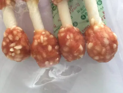 Chew Dumbbell with Chicken/Rice for Dental Care