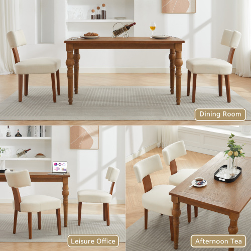 Modern Armless Dining Chairs 5