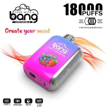 Toptan Bang Roket 18000 18K Puflar Tek Kullanımlık Vape Pod