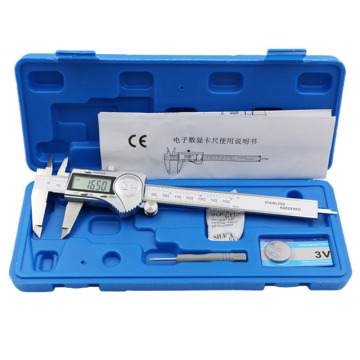 IP54 Caliper Display Digital Tahan Minyak IP54 dengan konstruksi presisi tinggi dan stainless steel, tersedia dalam kisaran 0-150mm, 200mm, dan 300mm