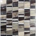 Brown Irregularity Marble Mixed Mosaic Tile