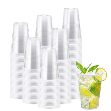 Yobest Custom Logo PET Plastic Mold with Clear Lids and Straw Slot for Cold Drinks like Milkshakes and Iced Coffee