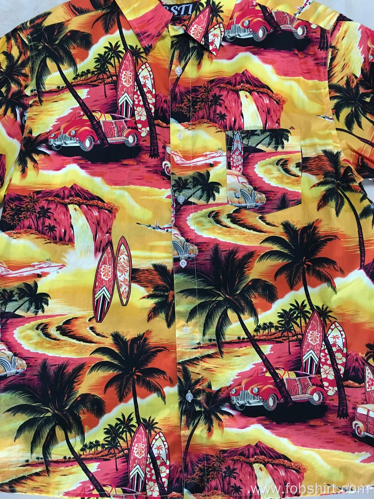 Men Hawaiian Casual Shirt