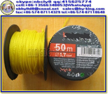 16 strand Fishing line and rope , color pe twine , nylon fishing net twine