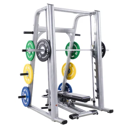 Commercial Flat Oval Tube Strength Training Smith Machine