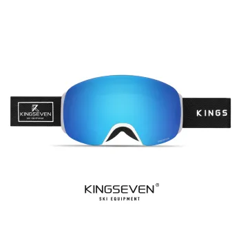 KINGSEVEN Brand UV400 Ski Glasses Anti-Fog Sport Goggles for Snowboarding