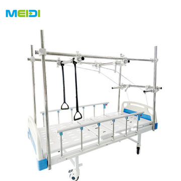Adjustable Stainless Steel Manual Nursing Bed for Orthopedic Patients