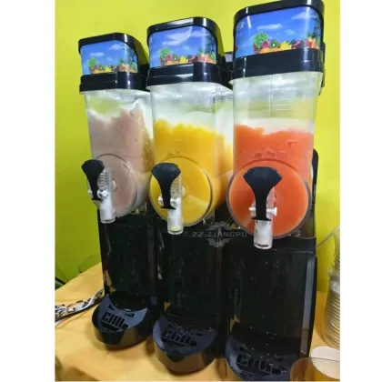 Commercial Dual-Tank Slush Ice and Snow Melt Making Machine