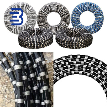 Serras de fio de diamante para corte de granito de pedra de mármore concreto