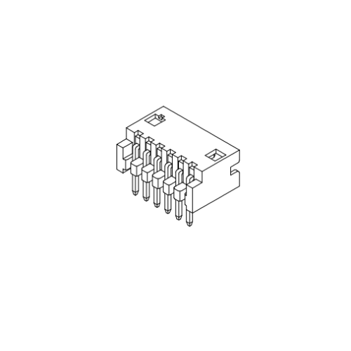 1,25 mm toonhoogte 90 ° Single Row Wafer Connector Series