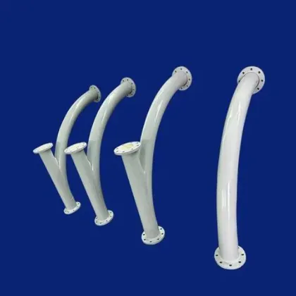 Coal Industry Alumina Ceramic Lined Tee Pipes