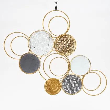 flower art living room iron wall decoration