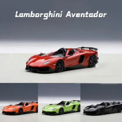 Autoart 1:43 Scale Diecast Model Car: Aventador Convertible Alloy Sports Car