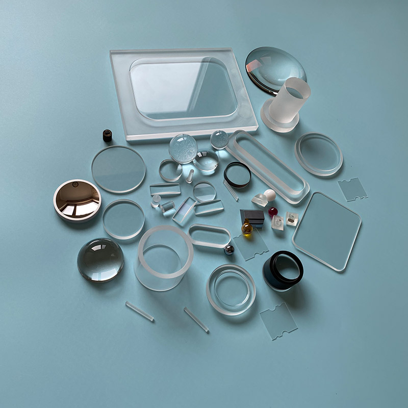 lente biconvexa de vidro óptico personalizada