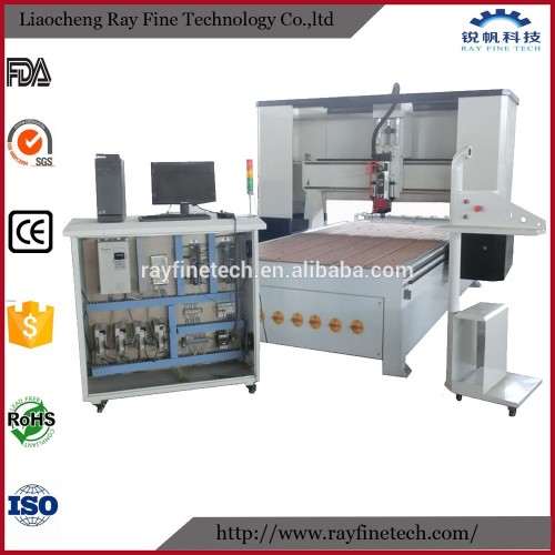 competitive price China 1325 woodworking carving machine ATC CNC router for wood aluminum metal cutting